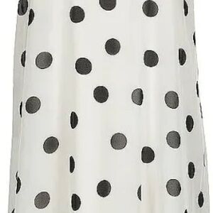 Polka Dot Skirt in Black and White